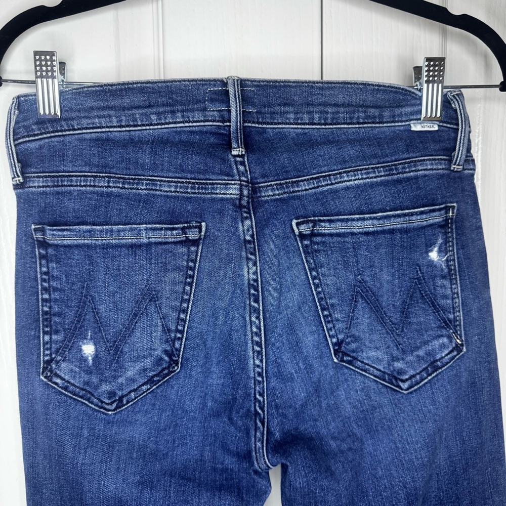 ‼️SALE‼️ Mother The Mid Rise Dazzler Ankle Fray Jeans - Picture 8 of 9